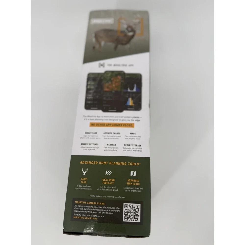 Moultrie Edge Solar Cellular‎ Trail Camera Rechargeable Battery 40MP OPEN BOX